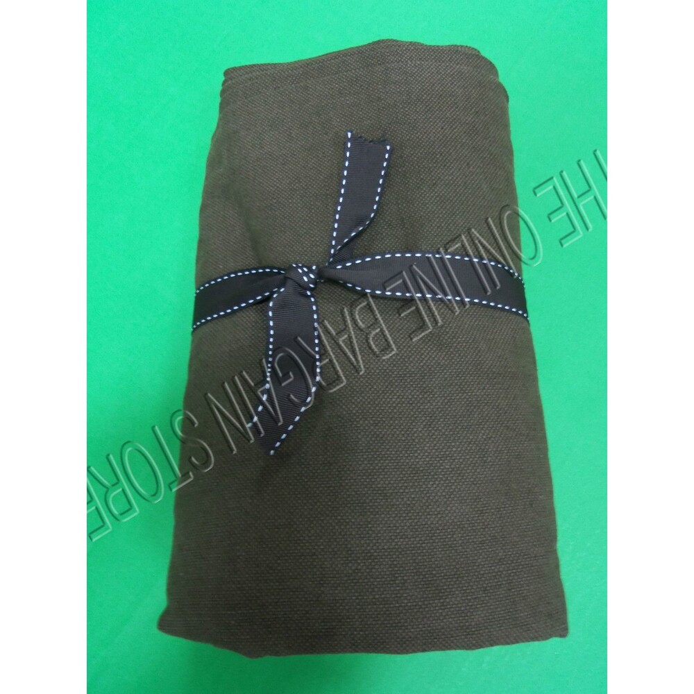 1 Pottery Barn PEYTON Linen Grommet Drapes Curtains Panels Espresso 50x63"